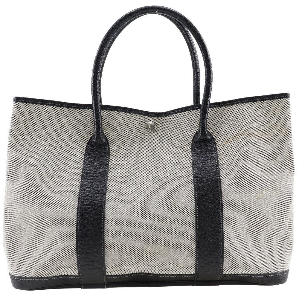 Hermes Tote Bag Tower Ash Garden Party Pm Women Gray