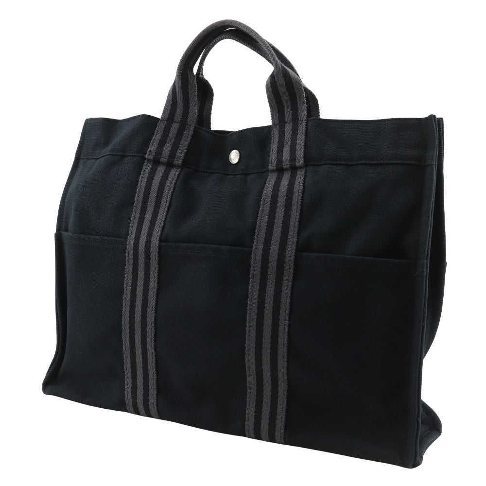 Cotton Tote Bag Fool Toemm Black