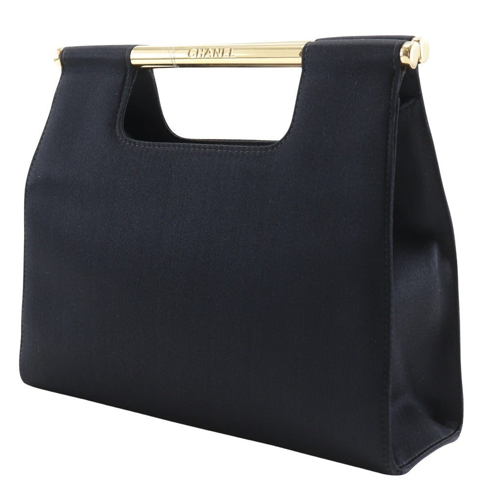 Chanel Satin Party Black Handbag