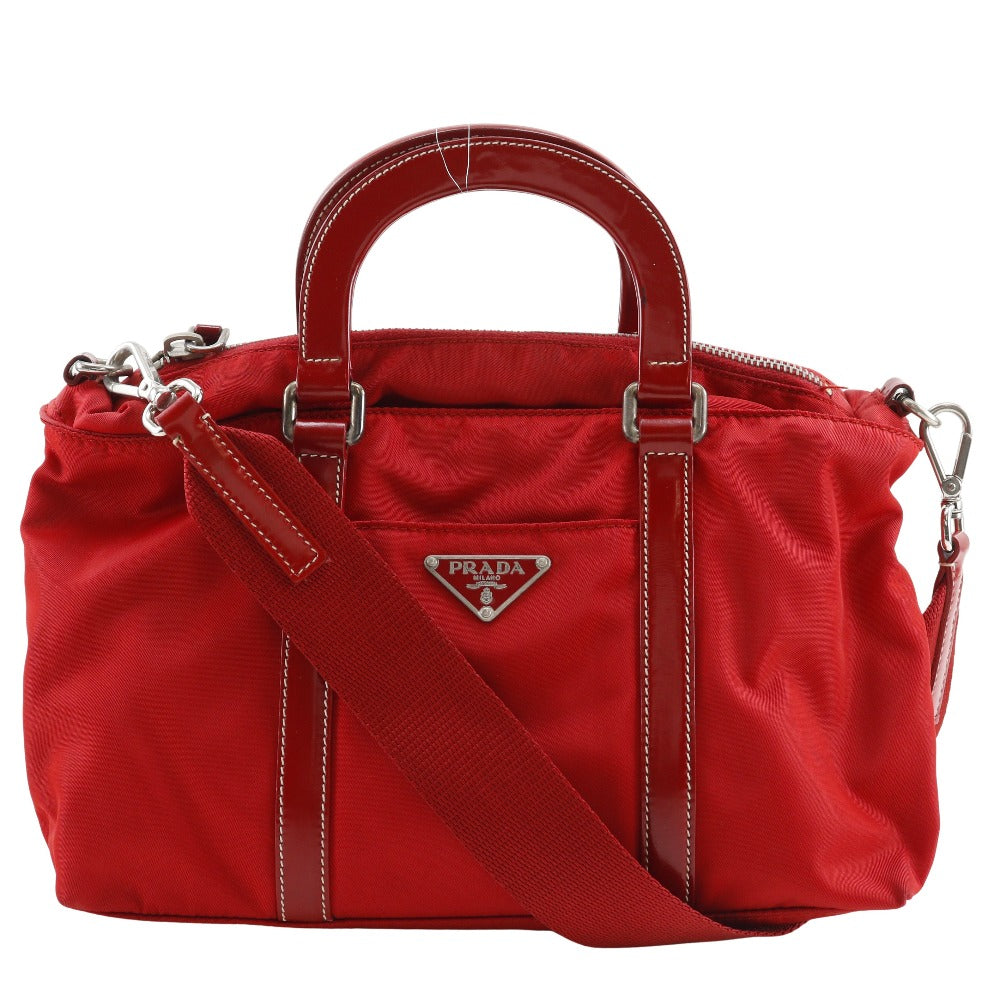 Wayshoulder Nylon Red Shoulder Bag