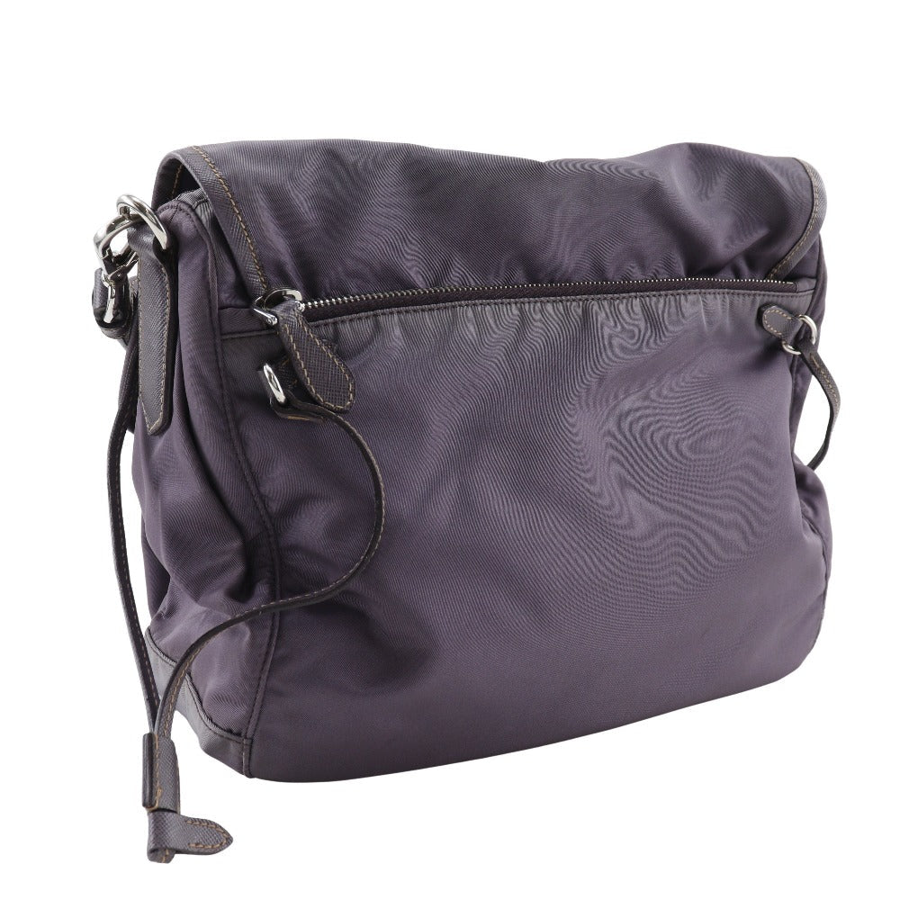 Prada 2Way Shoulder Bag Leather Nylon