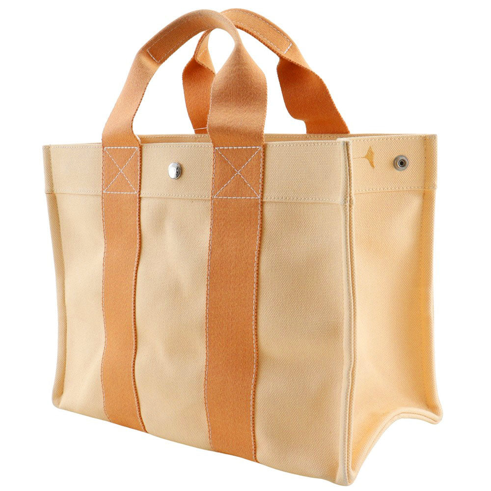 Hermes Handbag Bora Bora Pm Canvas Orange Travel Bag