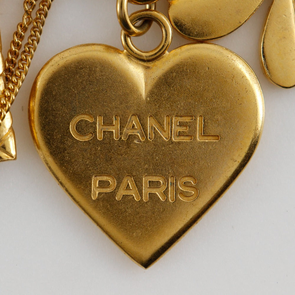 Chanel Brooch Plated Icon charm Gold Key Chain