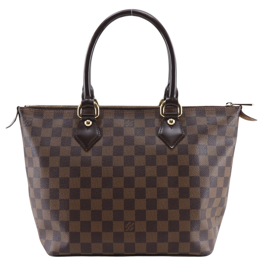 Louis Vuitton N51183 Damier Saleya PM Canvas Brown Handbag