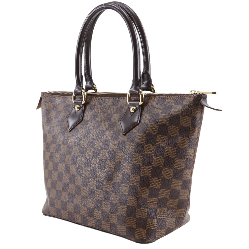 Louis Vuitton N51183 Damier Saleya PM Canvas Brown Handbag