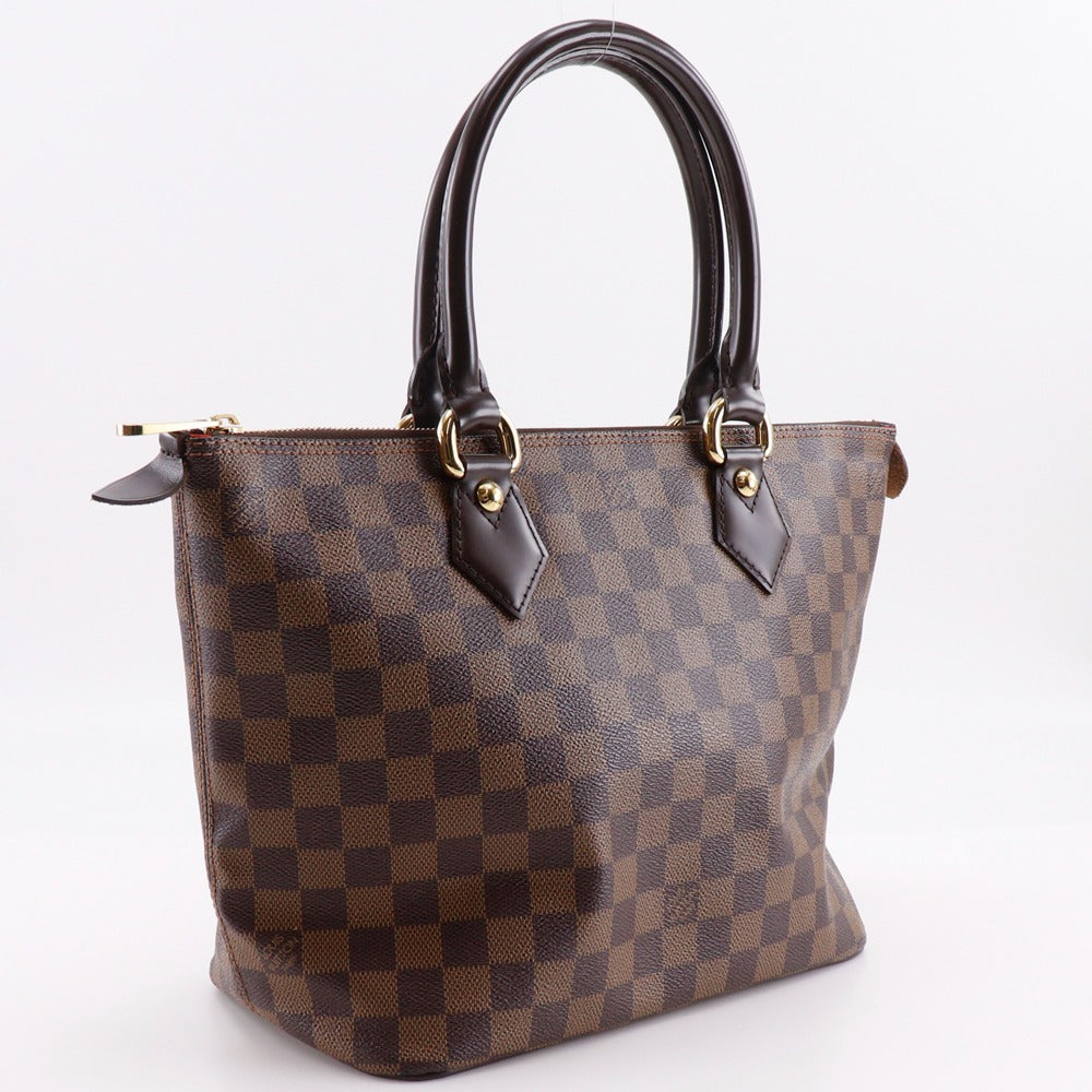 Louis Vuitton N51183 Damier Saleya PM Canvas Brown Handbag