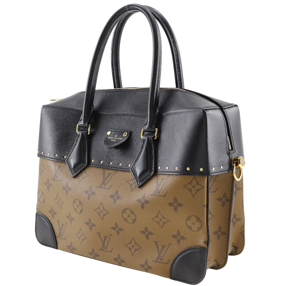 Louis Vuitton M43595 reverse Citymar Monogram Black Brown Handbag