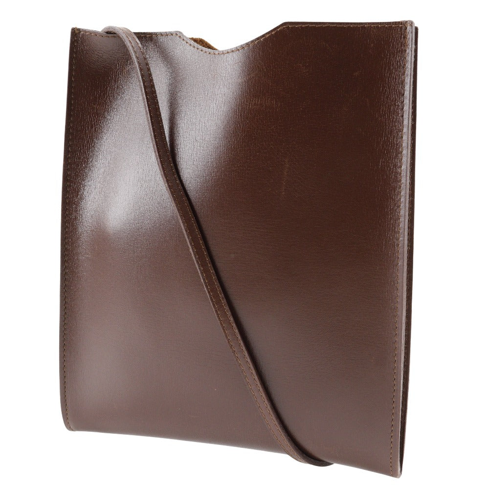 Shoulder Bag Calfskin Omenitu Women(Unisex) Brown