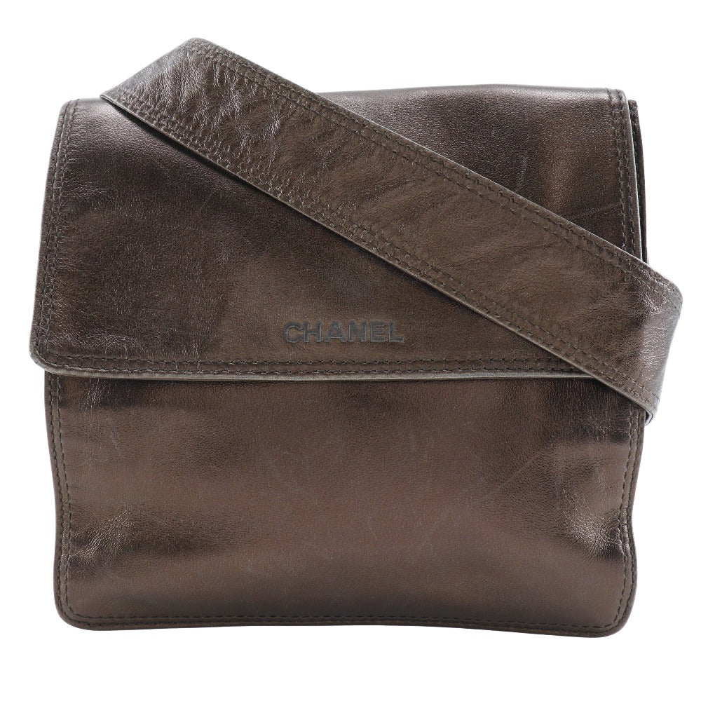 Chanel Calfskin bronze one belt