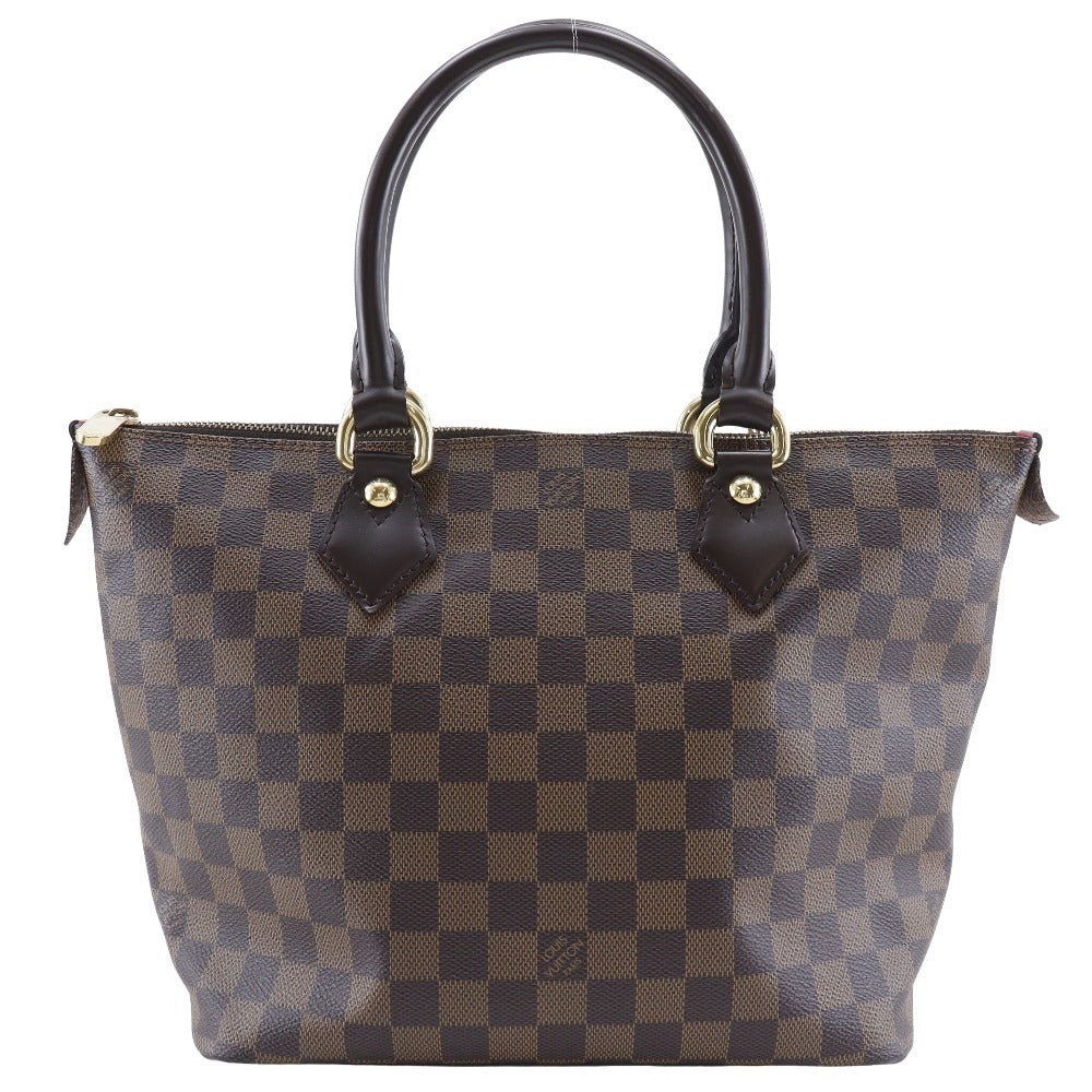 Louis Vuitton N51183 Damier Saleya PM Canvas Brown Tote Bag