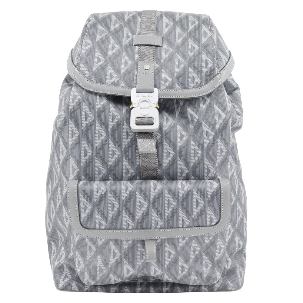 Dior Christian Backpack Pvc Gray Backpack Hit The