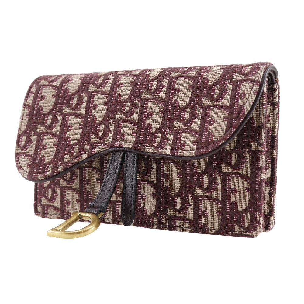 Dior Christian Waist Bag Bordeaux Way Clutch Trotter Canvas Clutch Bag