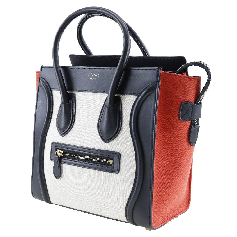 Calfskin, Tricolor Micro Shopper Luggage Women Canvas Black Travel Bag