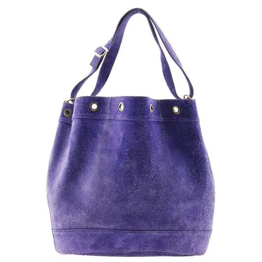 Shoulder Bag Purple Market Gm Women Suede