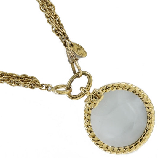 Chanel Gold Plated Loupe Necklace