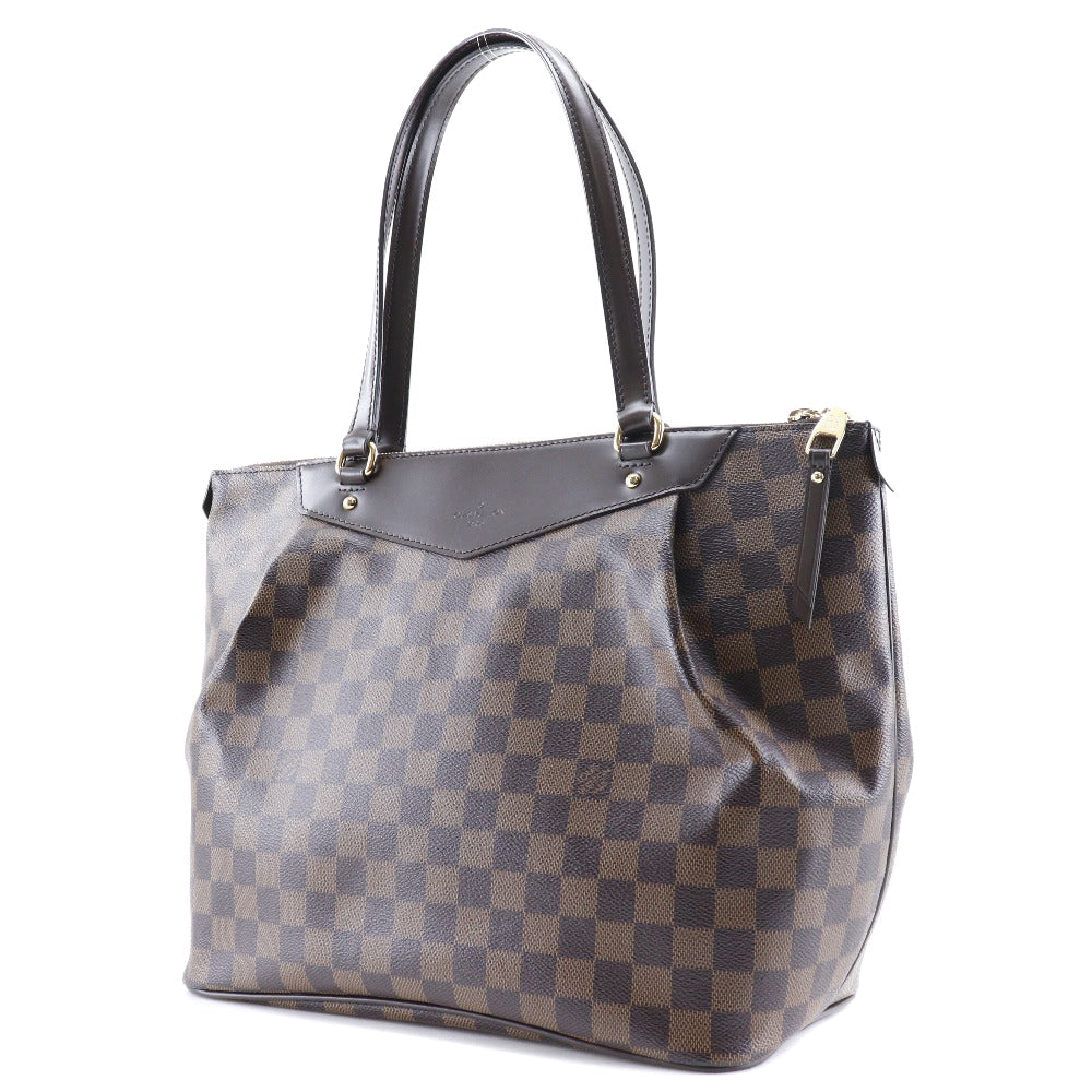 Louis Vuitton N41103 Damier Westminster GM Canvas Brown Tote Bag