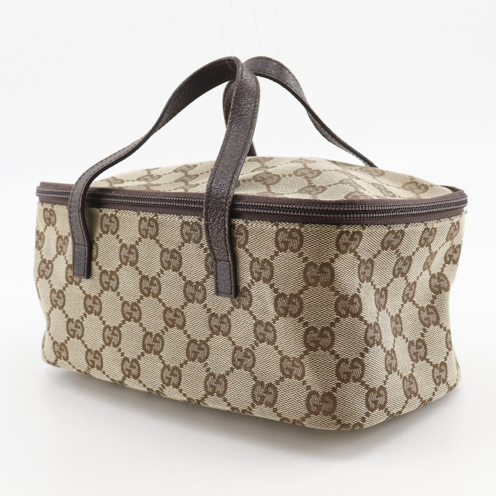 Gucci Vanity Handbag Canvas Travel Bag