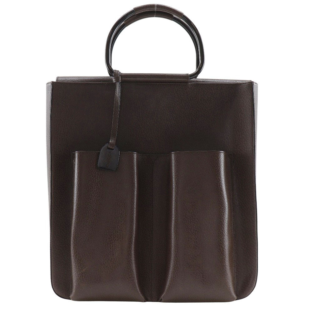 Gucci Old Handbag Leather Travel Bag