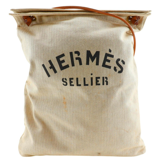 Shoulder Bag Alain Gm Women Canvas Beige