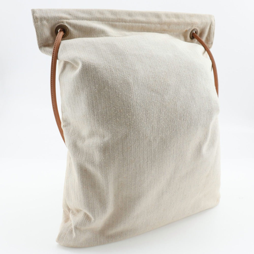 Shoulder Bag Alain Gm Women Canvas Beige