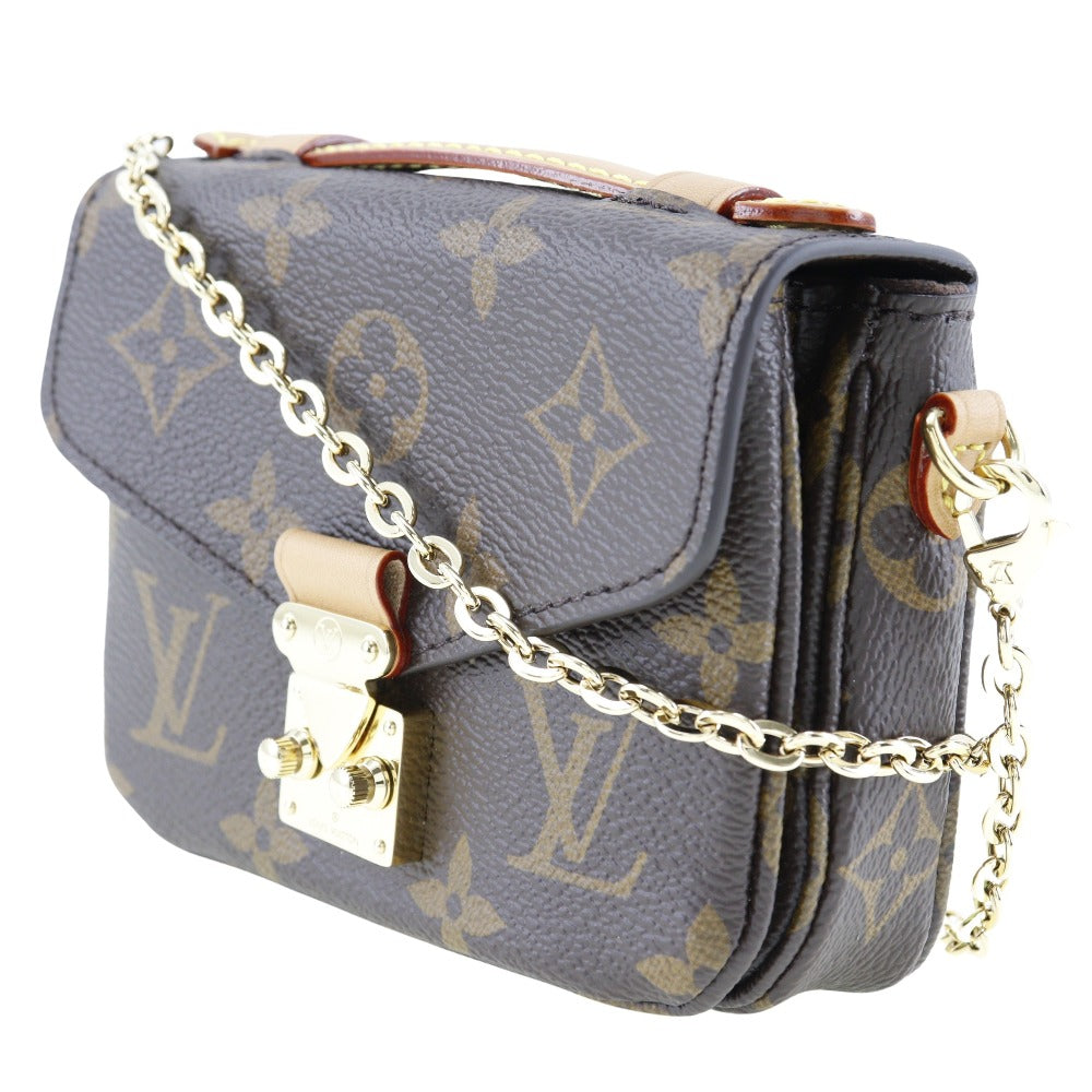 Louis Vuitton M81267 Micro Metis Monogram Canvas Brown Shoulder Bag