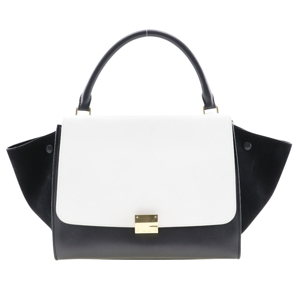 Calfskin, Medium Trapeze Women Suede Black Travel Bag