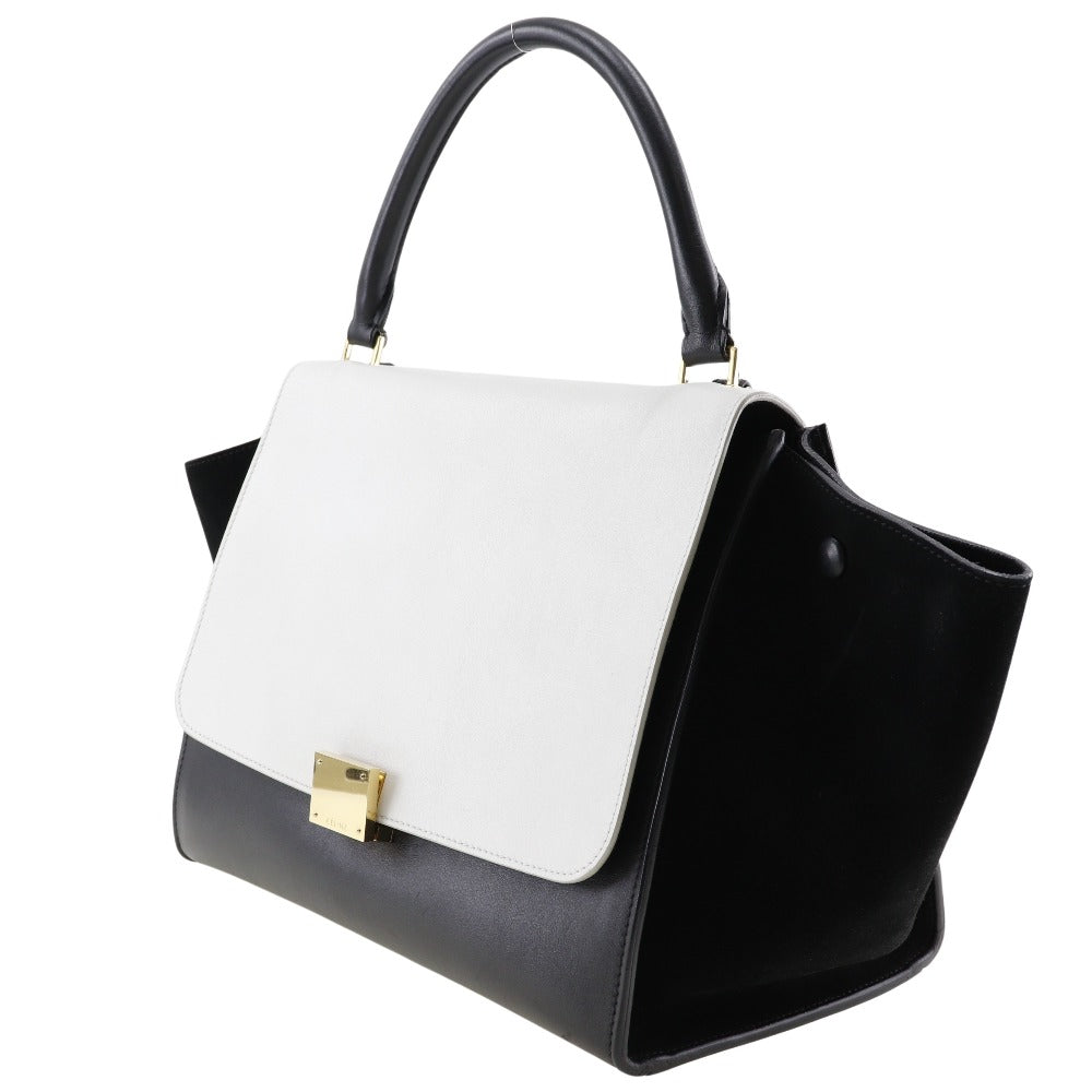 Calfskin, Medium Trapeze Women Suede Black Travel Bag