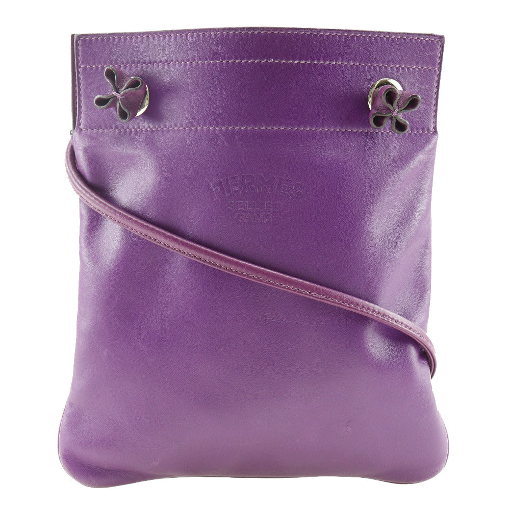 Hermes Shoulder Bag Vaux Swift Aline Women Purple Mini