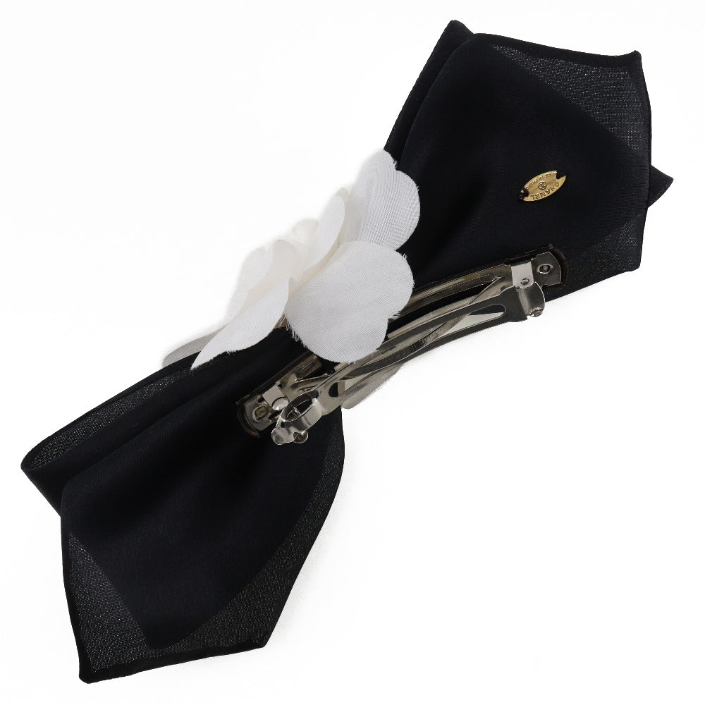 Chanel Camellia Ribbon Barrette Satin Textile Bag
