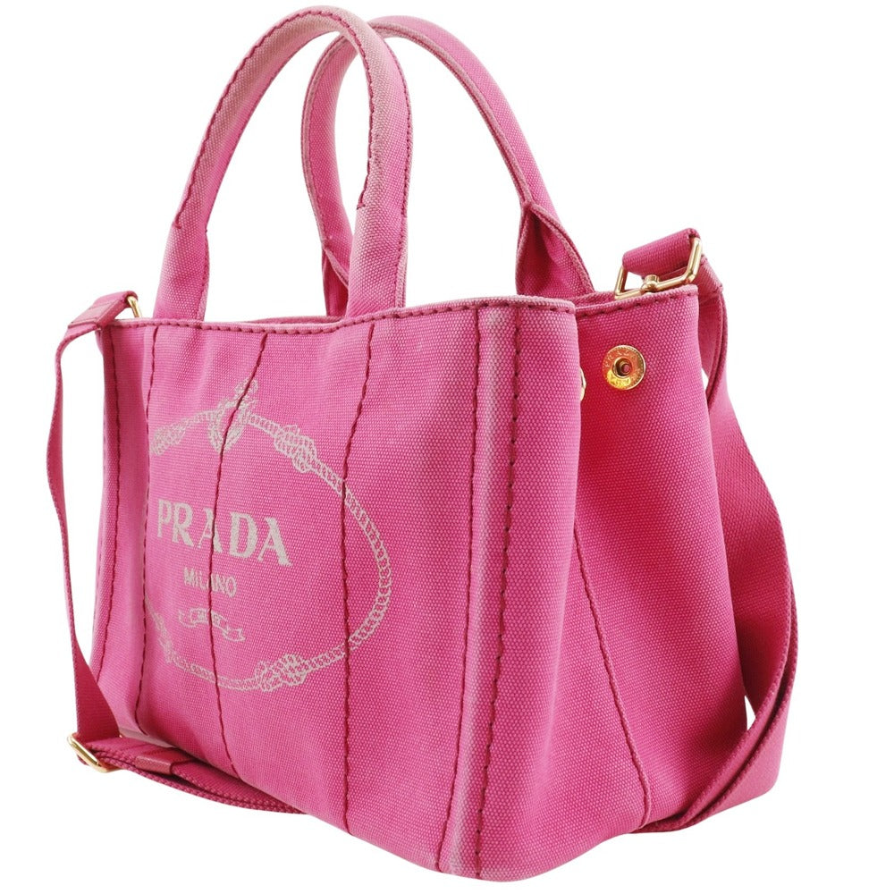 Prada Canapa 2Way Bag Canvas Travel Bag 2Way Bag 8
