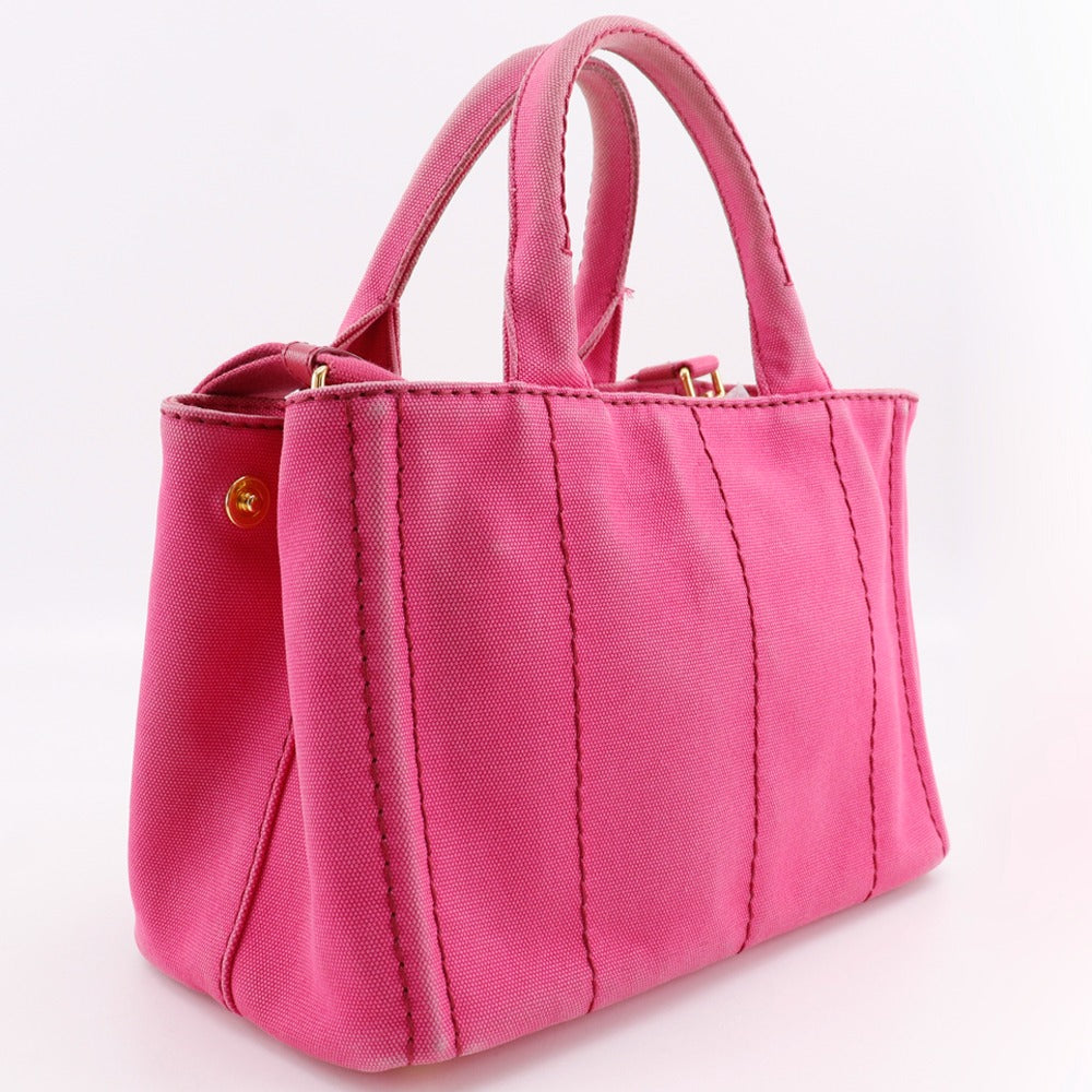 Prada Canapa 2Way Bag Canvas Travel Bag 2Way Bag 8
