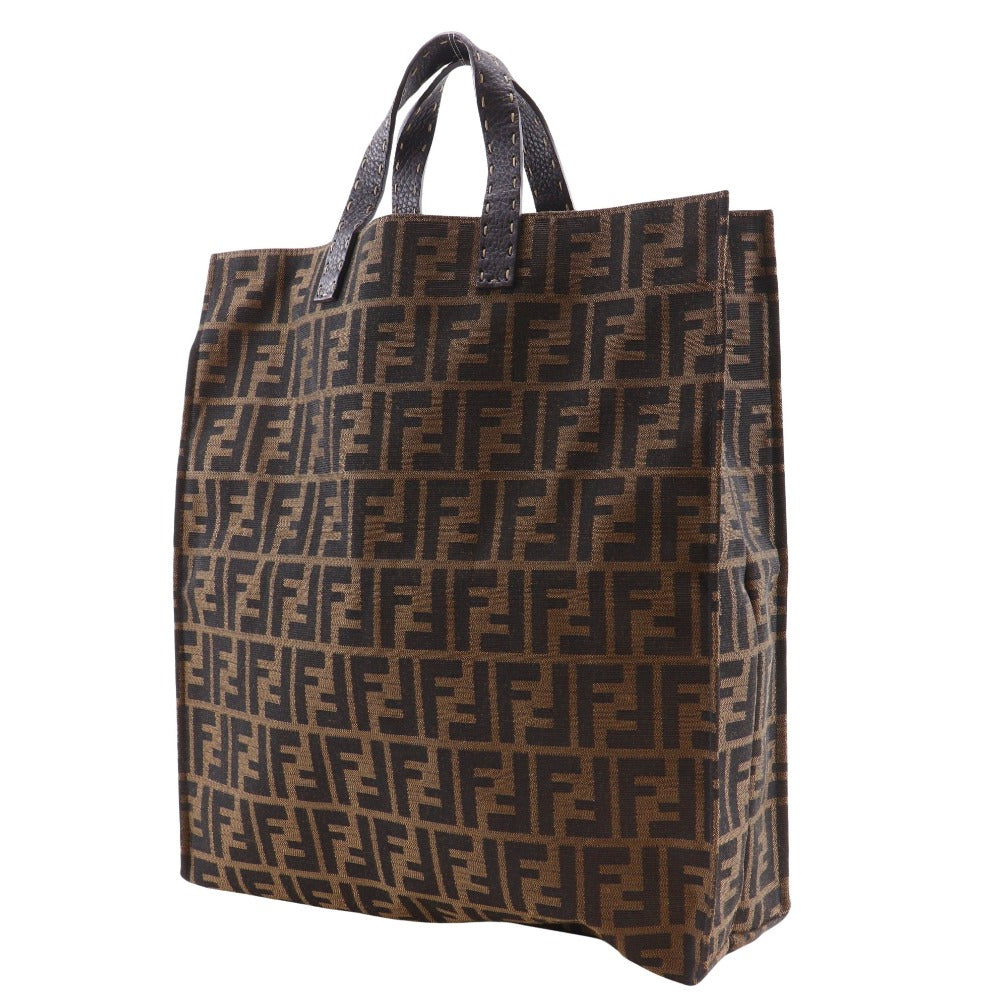Fendi Zucca Handbag Canvas Nylon Travel Bag Canvas Handbag 2