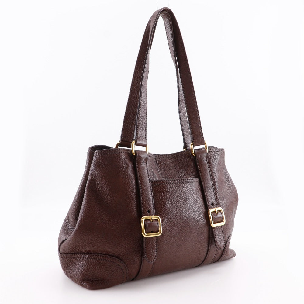 Prada Daino Calf 2Way Tote Bag Vitello