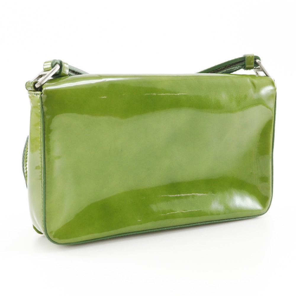 Prada Shoulder Bag Leather Patent