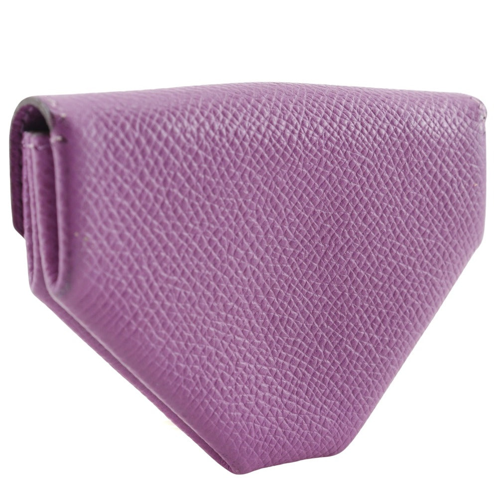 Coin Case Epsom Purple Revan Cattle Women Travel Bag