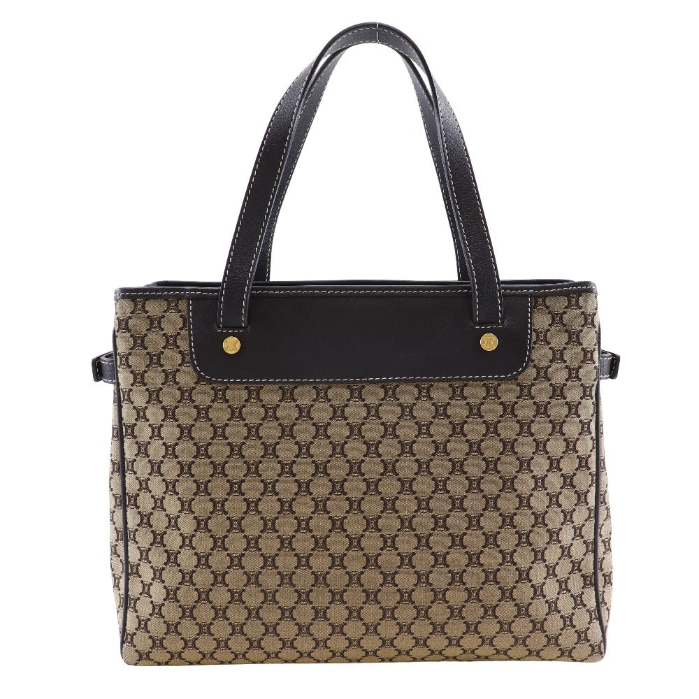 Calfskin Macadam Women Canvas Brown Travel Bag