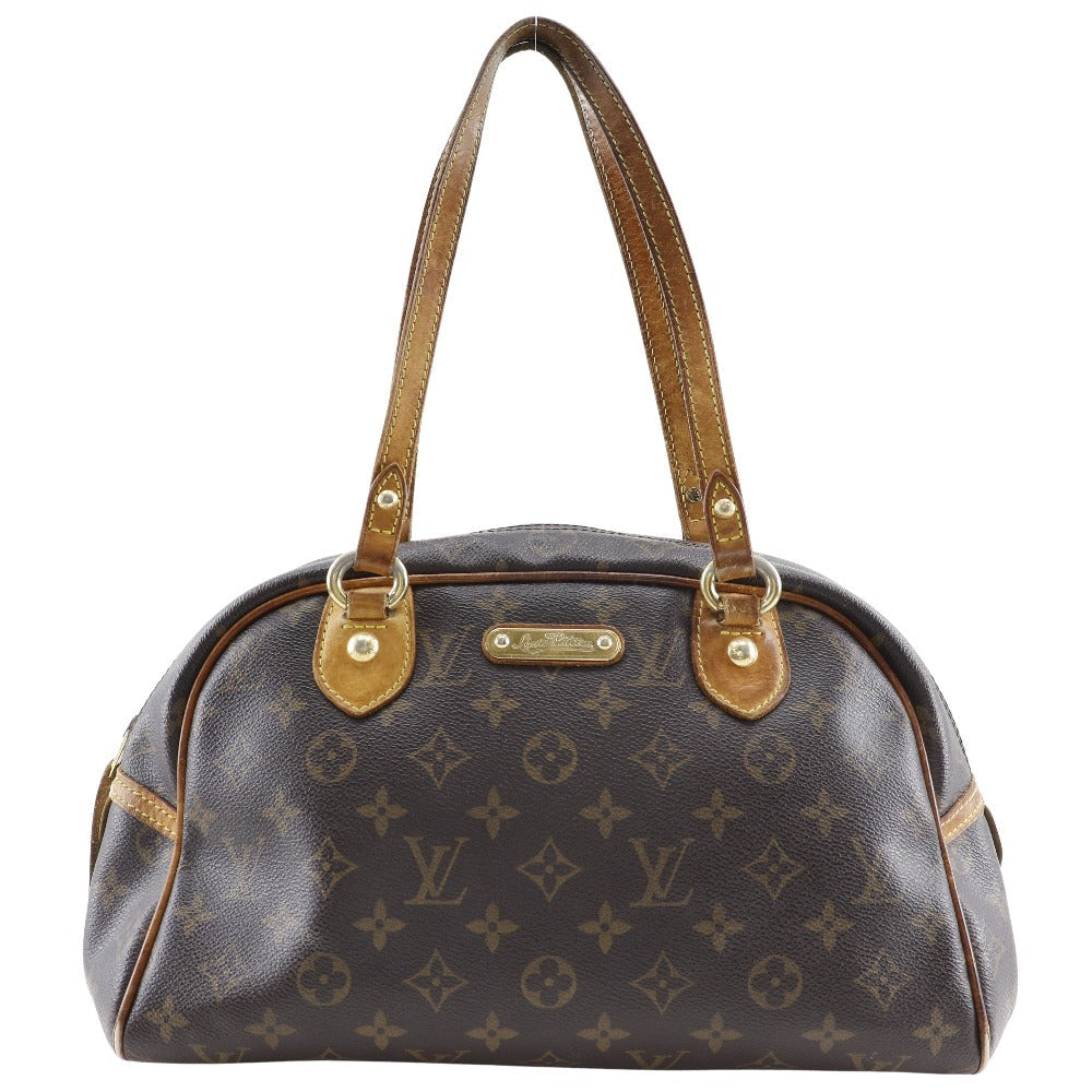 Louis Vuitton M95565 Montorgueil PM Monogram Canvas Brown Shoulder Bag
