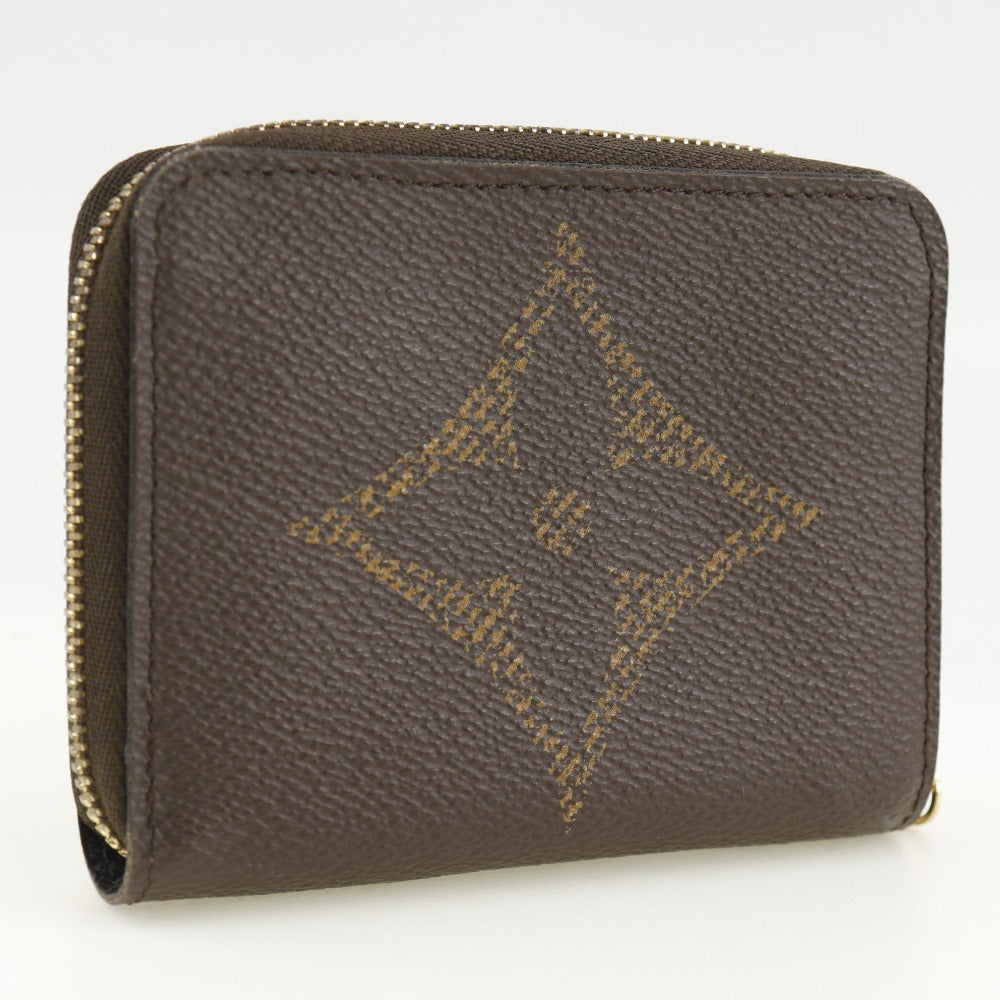Louis Vuitton Coin M69354 giant Zip around Monogram Canvas Brown Handbag