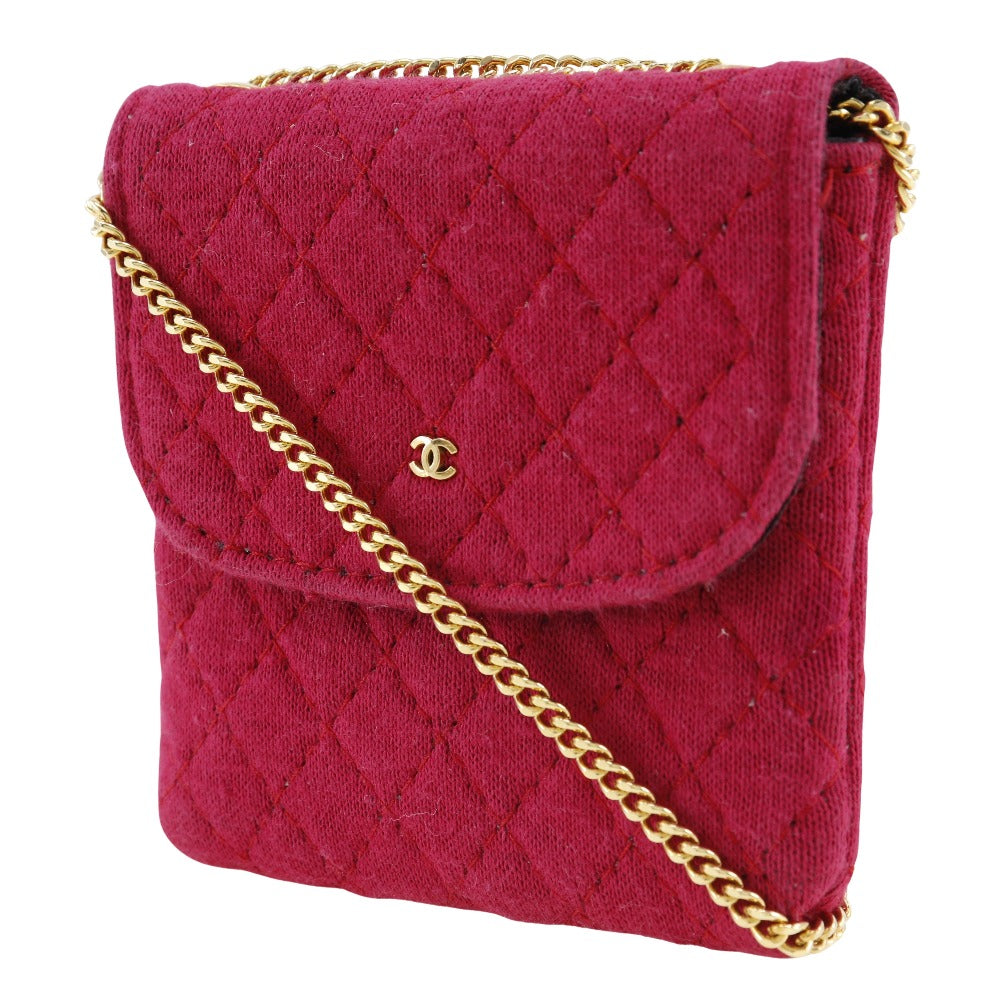 Chanel cotton micro Pink Shoulder Bag