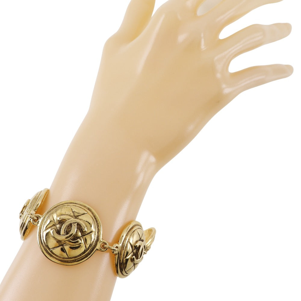 Chanel Gold Plated Coco Mark Bracelet