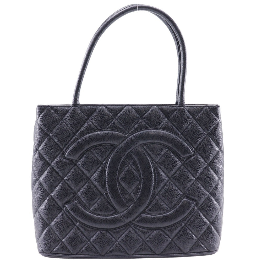 Chanel Caviar skin Black Tote Bag 3