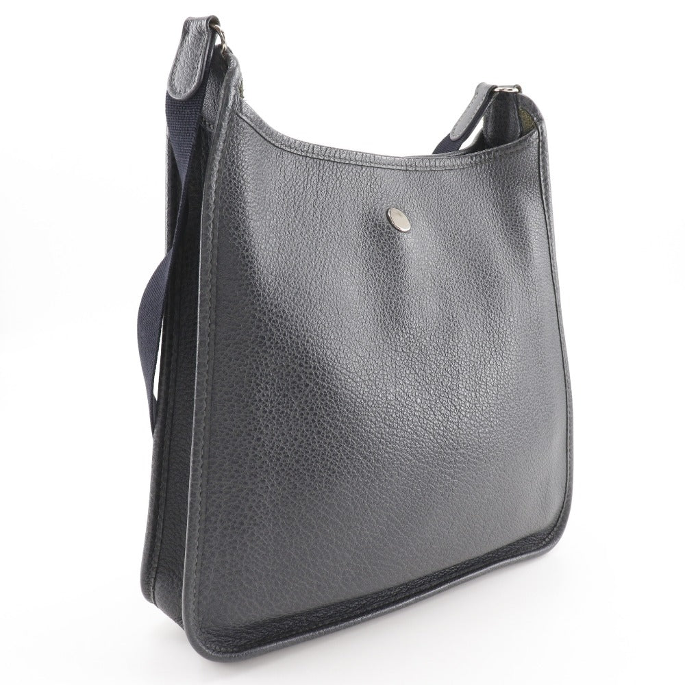 Hermes Shoulder Bag Vespa Women Leather Gray