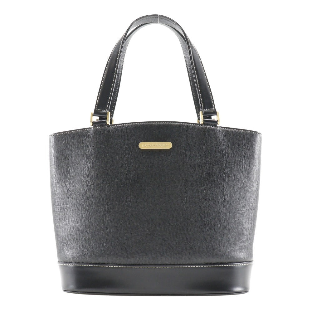 Burberry Calfskin Tote Bag Shadow Horse With Women Black Logo