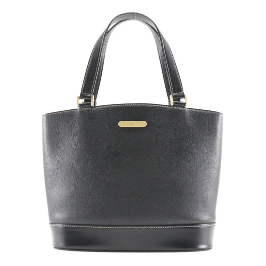 Burberry Calfskin Tote Bag Shadow Horse With Women Black Logo