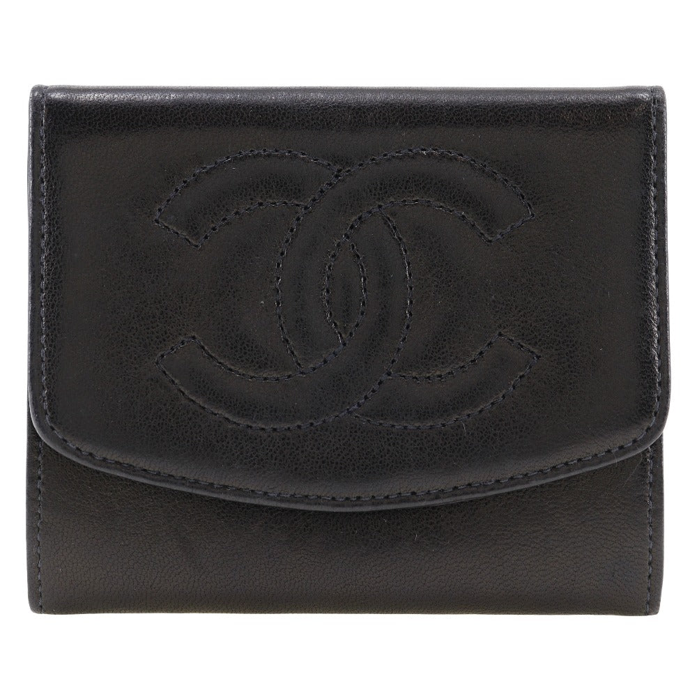 Chanel Coin lambskin COCO Mark Black Handbag