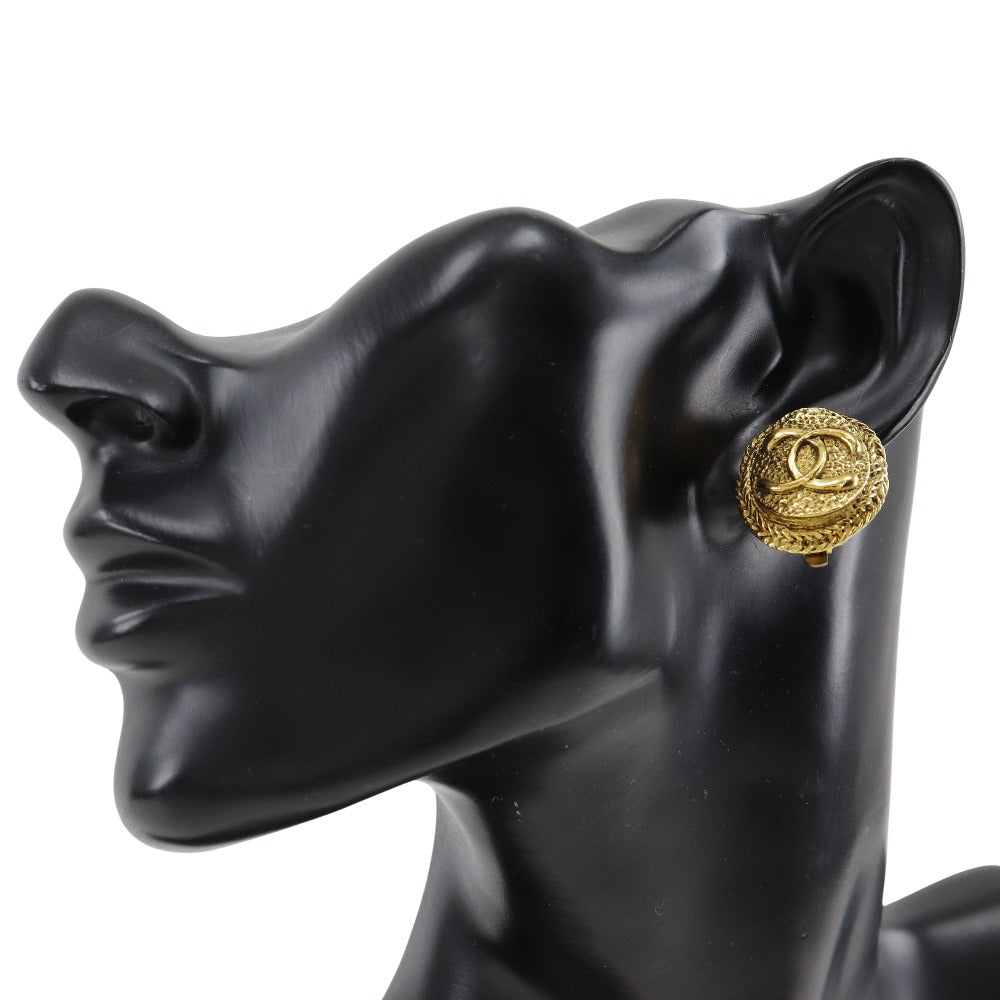 Chanel Coco Mark   Earrings Gold Plated