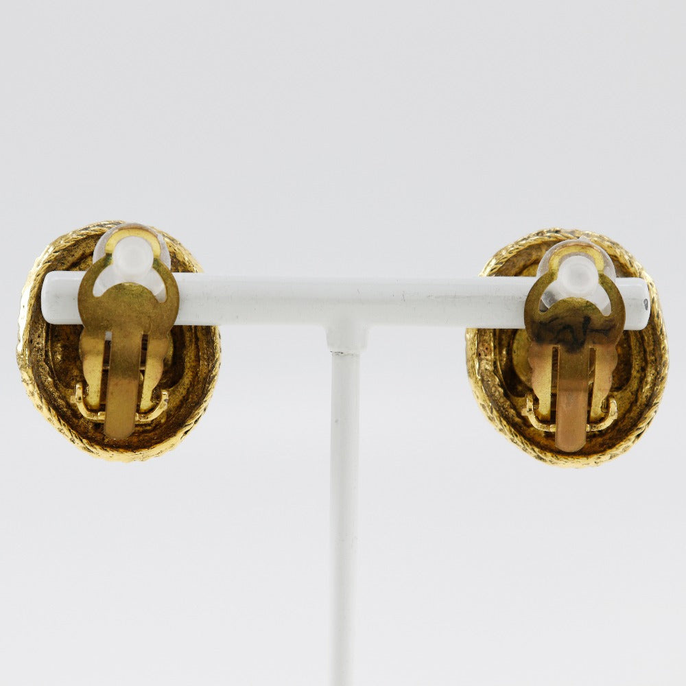Chanel Coco Mark   Earrings Gold Plated