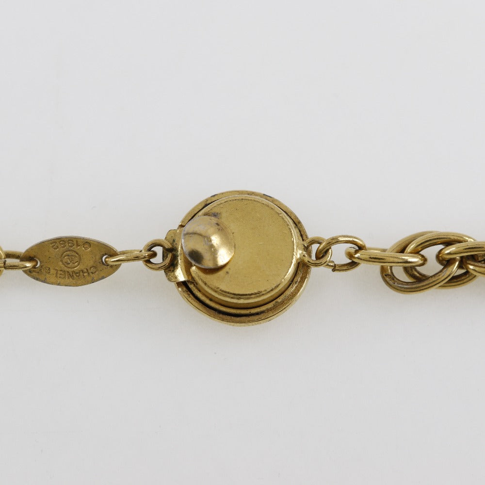 Chanel   Long Chain Necklace Gold Plated