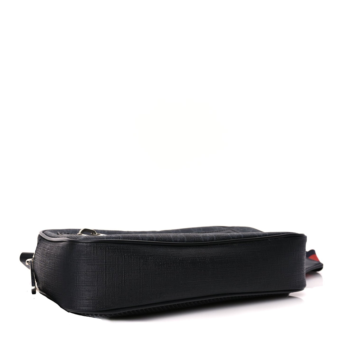 Gucci Soft GG Supreme Monogram Web Belt Bag Black Grey