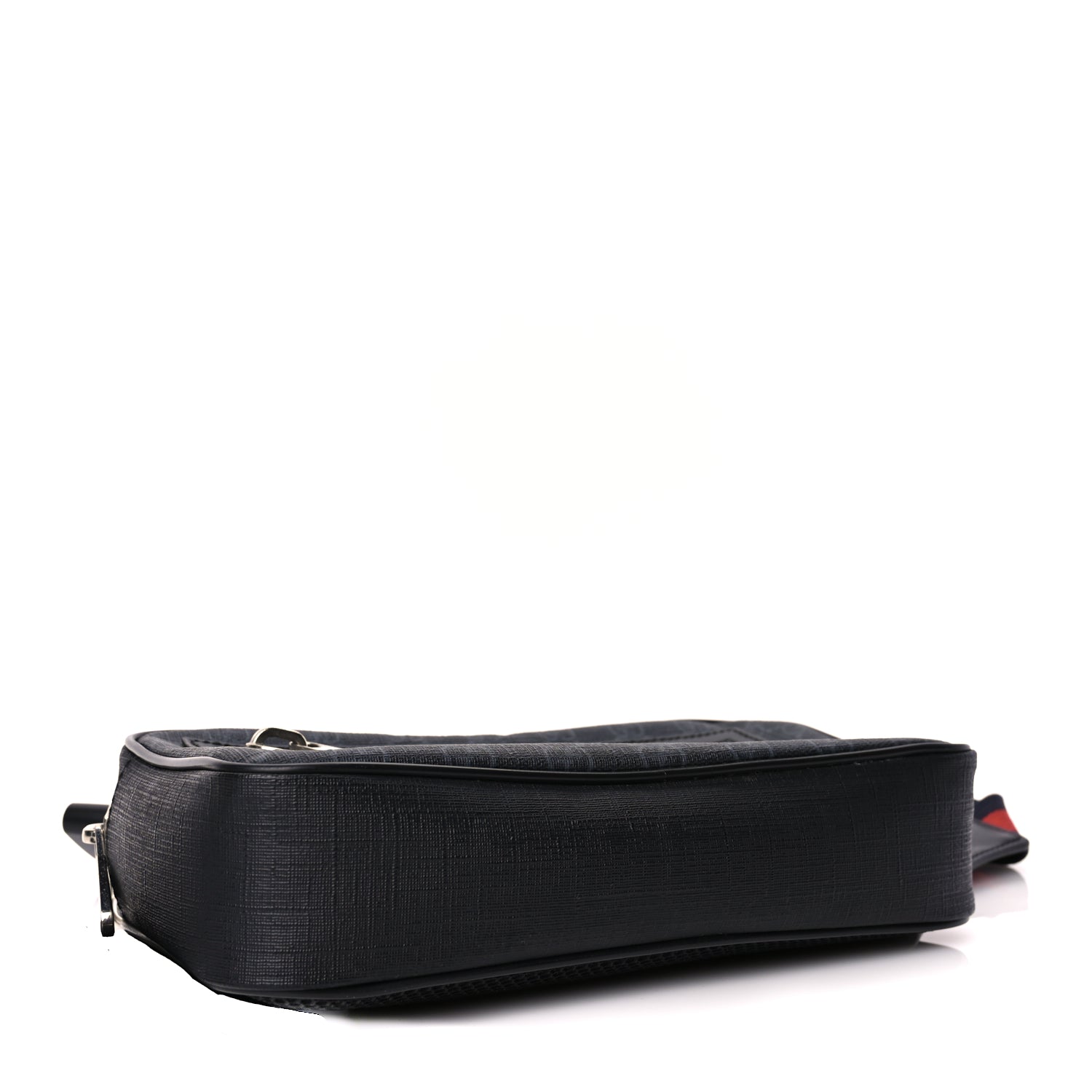 Gucci Soft GG Supreme Monogram Web Belt Bag Black Grey